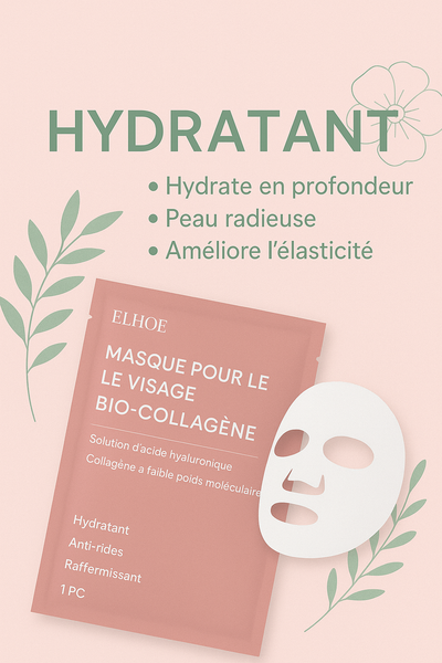 Masque au collagène naturel - Hydratation et Vitalité